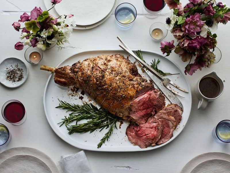 Herb-Roasted Leg of Lamb