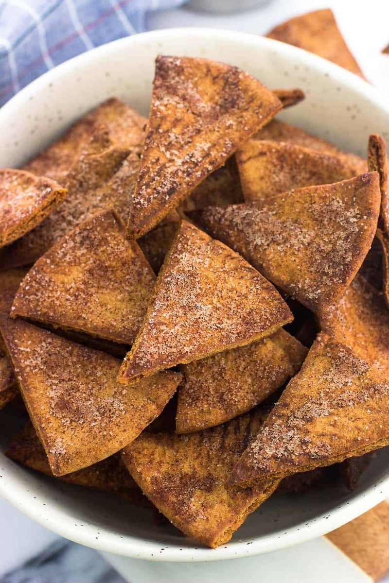 Cinnamon Sugar Pita Chips