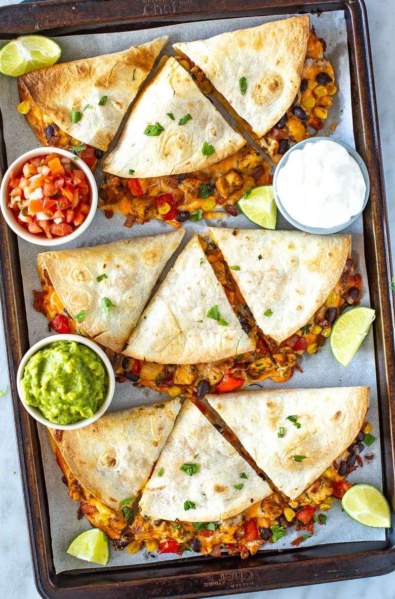 Quesadillas With a Side