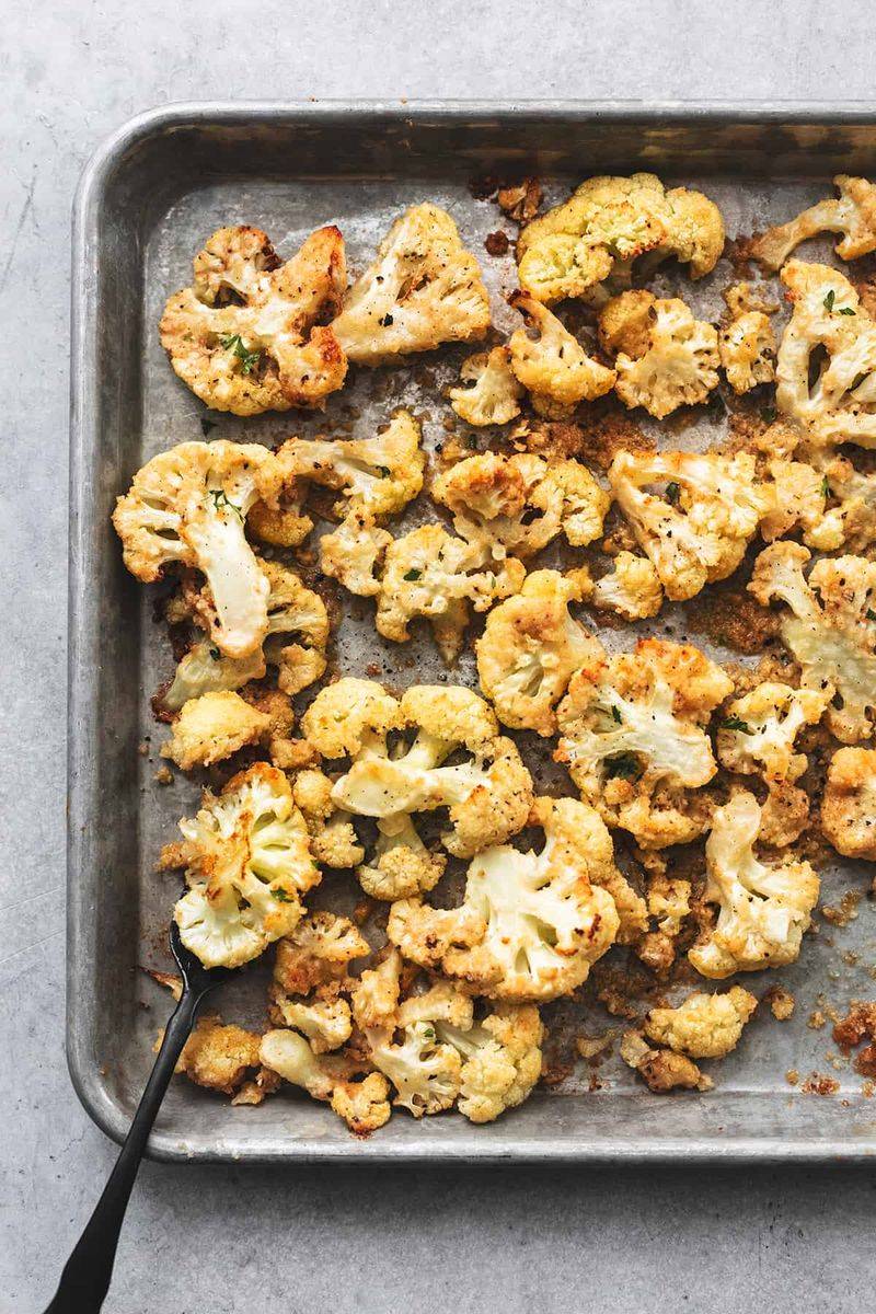 Sheet-Pan Garlic Parmesan Roasted Cauliflower