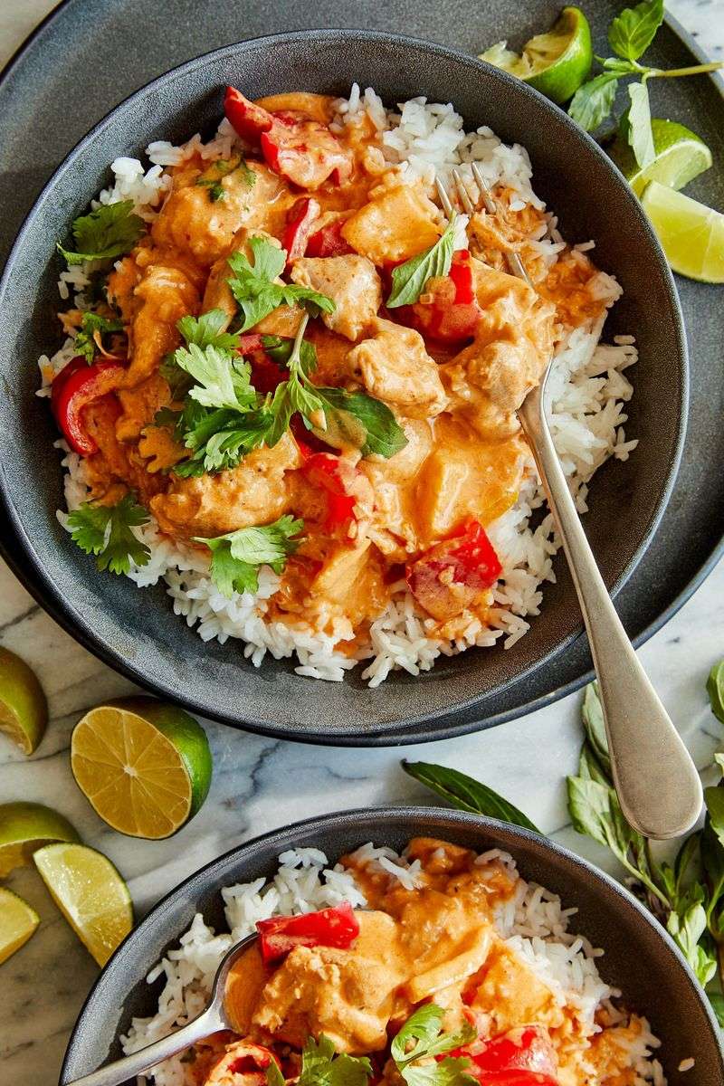 Coconut Curry Chicken Thighs