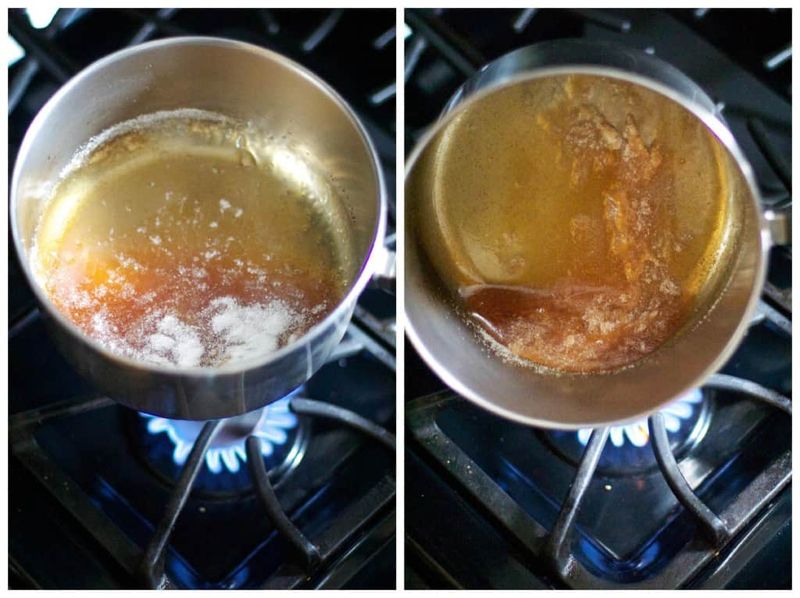 Not Dissolving All Sugar in Wet Caramel