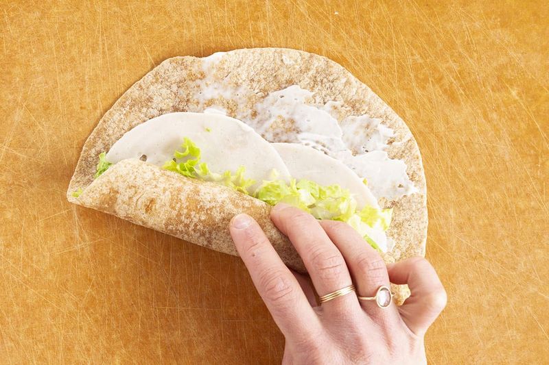 Turkey and Cheese Wrap