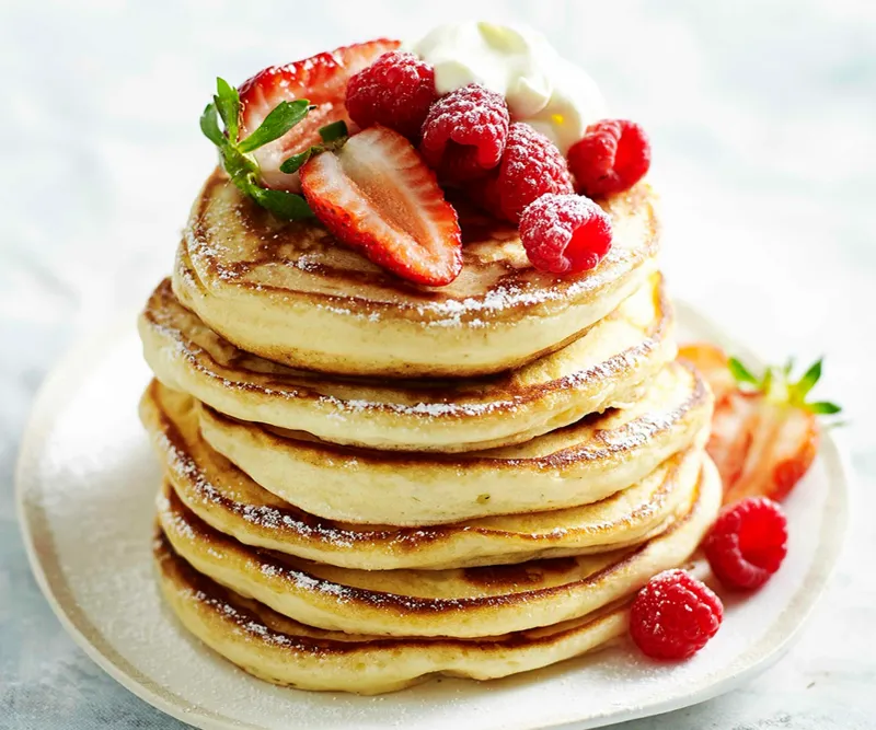 American-Style Pancake Stacks