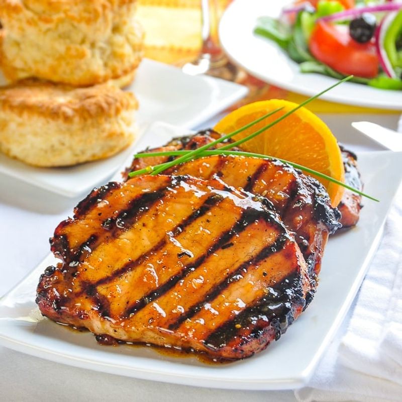 Orange and Soy Pork Chops