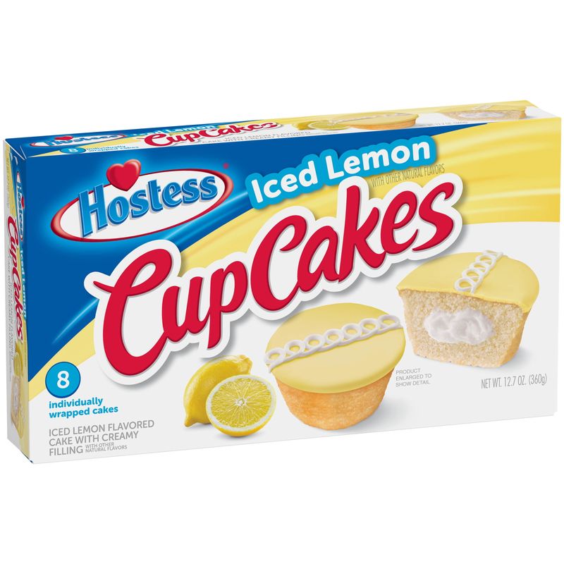 Iced Lemon Cakes