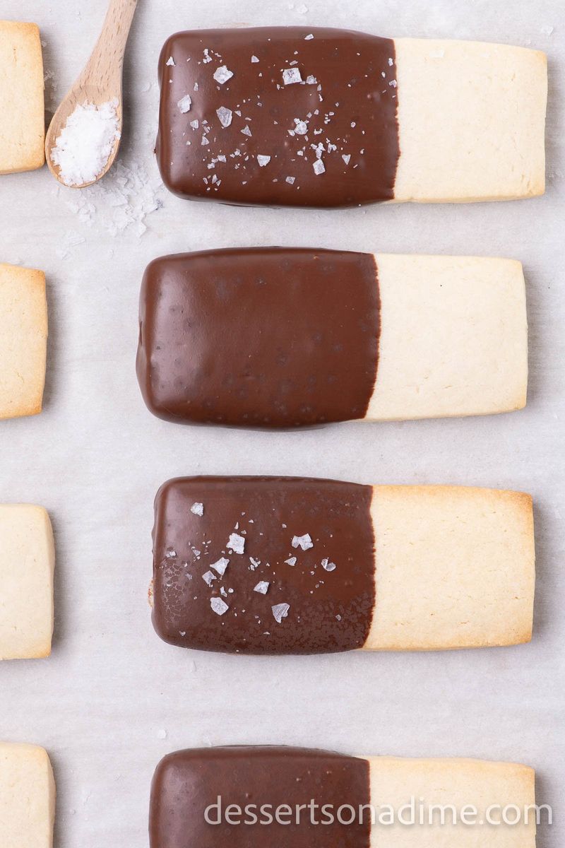 Chocolate-Dipped Shortbread Fingers