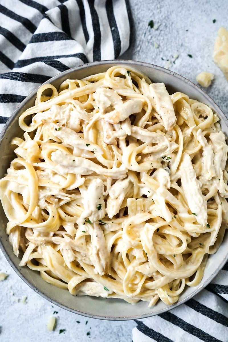Garlic Parmesan Chicken Pasta