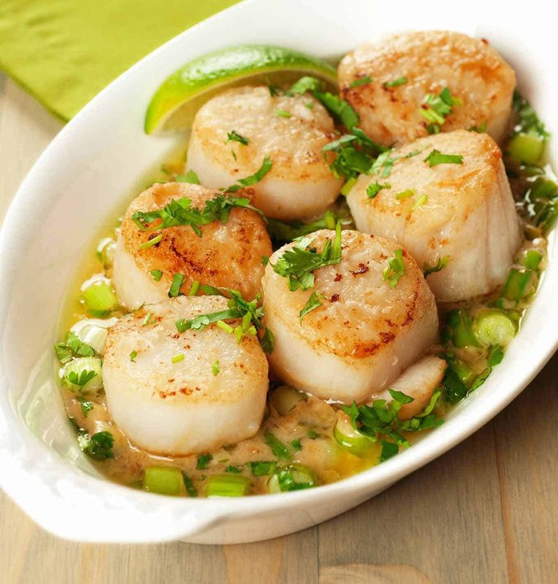 Garlic Seared Scallops