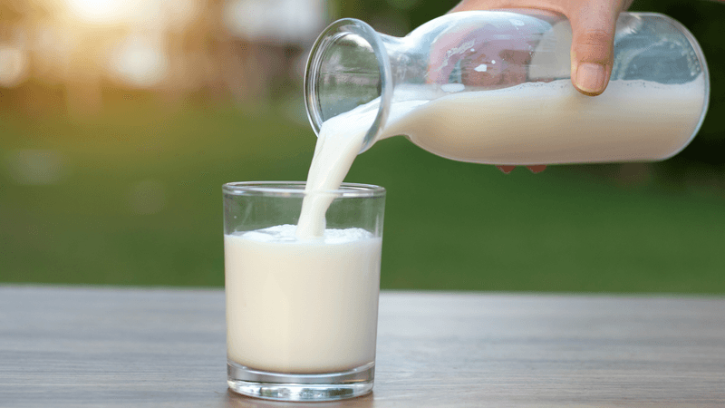 Skim or low-fat milk