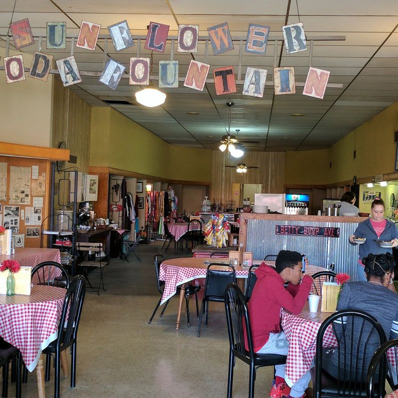 Midwest Bonus — Sunflower Soda Fountain, Abilene, Kansas