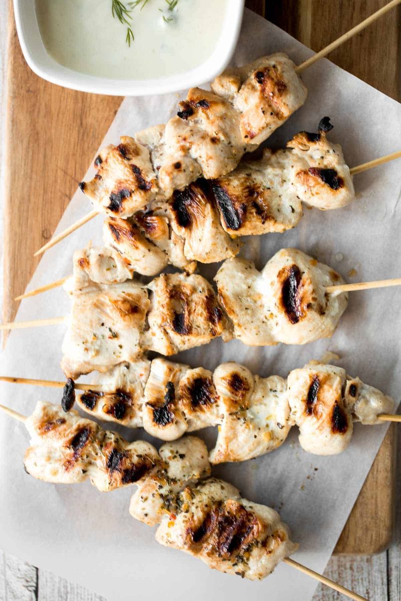 Classic Chicken Souvlaki Skewers