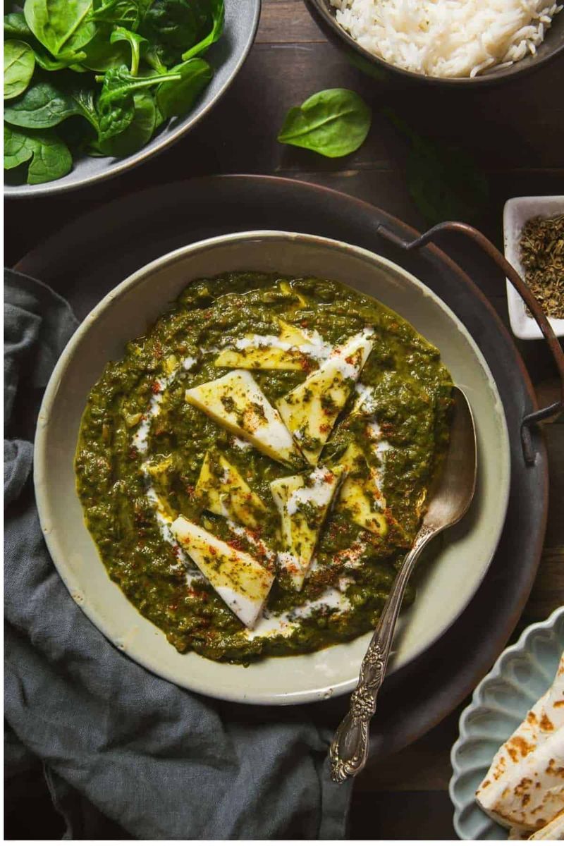 Palak paneer