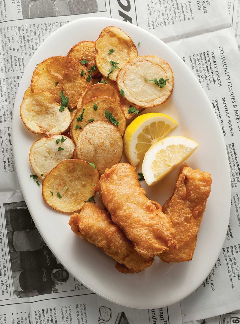 Alaska: Fried Halibut