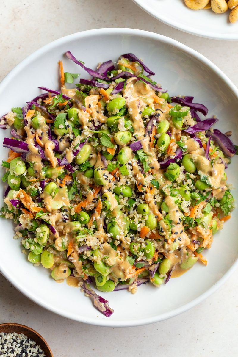 Edamame Sesame Slaw Bowl