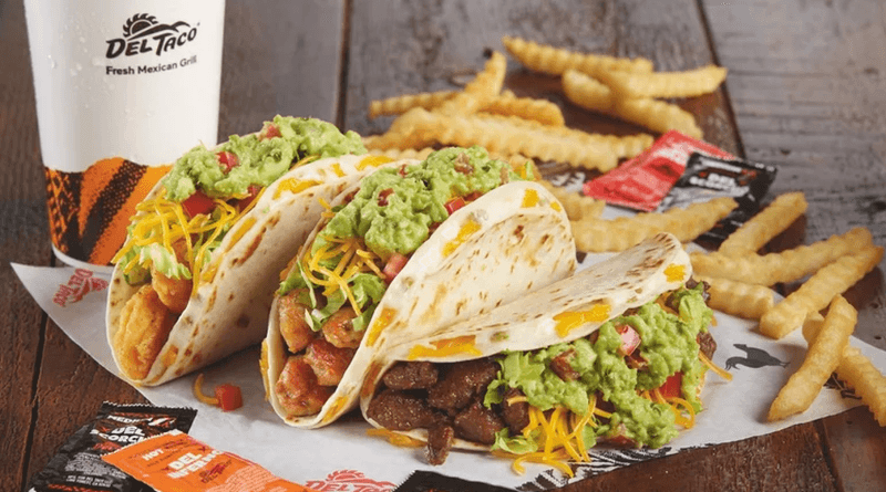 Del Taco: 3 Value Tacos + Small Crinkle Fries