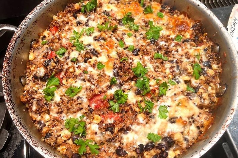 Southwest Black Bean Bake