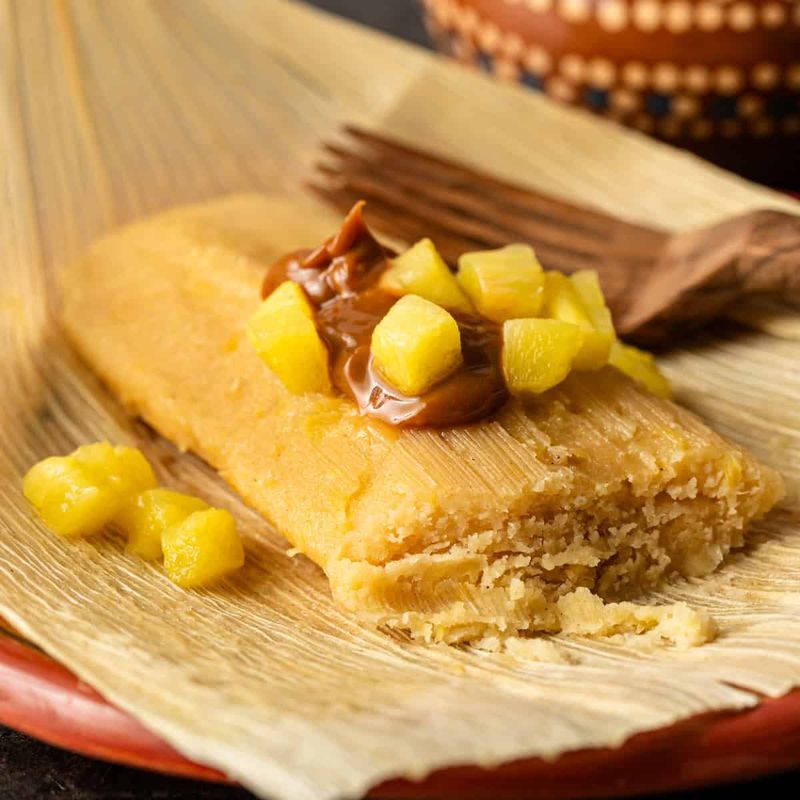 Pineapple and Cinnamon Sweet Tamales