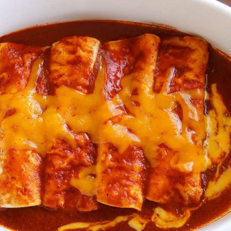 Red Chile Enchiladas (New Mexico)