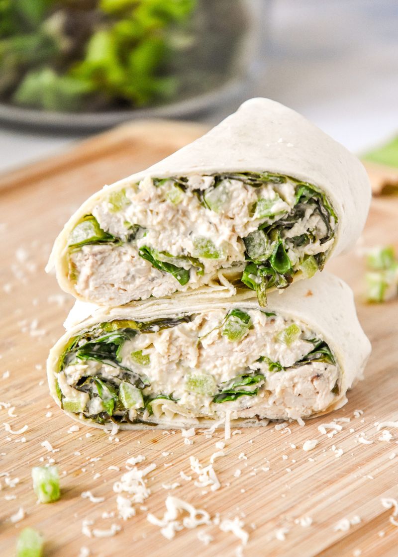 Chicken Caesar Wraps