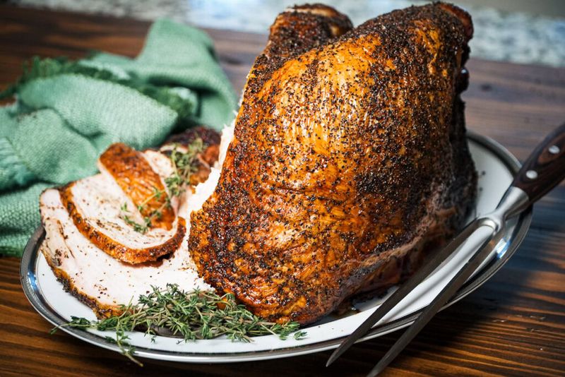 Pecan-Smoked Turkey Breast