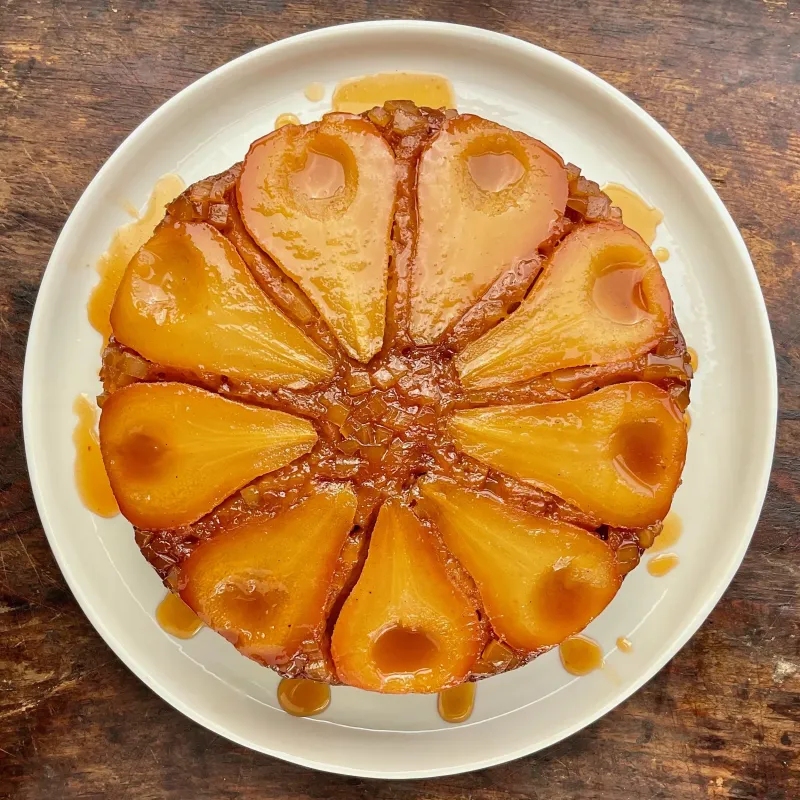 Pear Upside-Down Cake