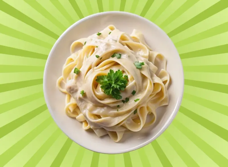 Fettuccine Alfredo at a Random Chain