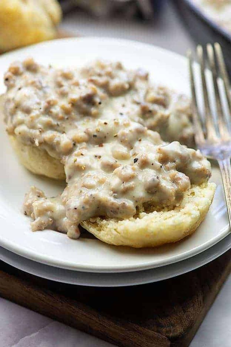 Sausage Gravy And Biscuits