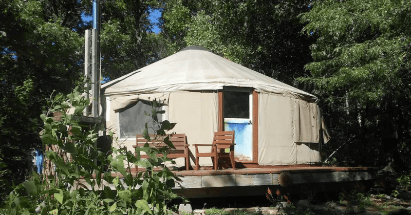 The Little Blue Yurt Café (North Dakota)