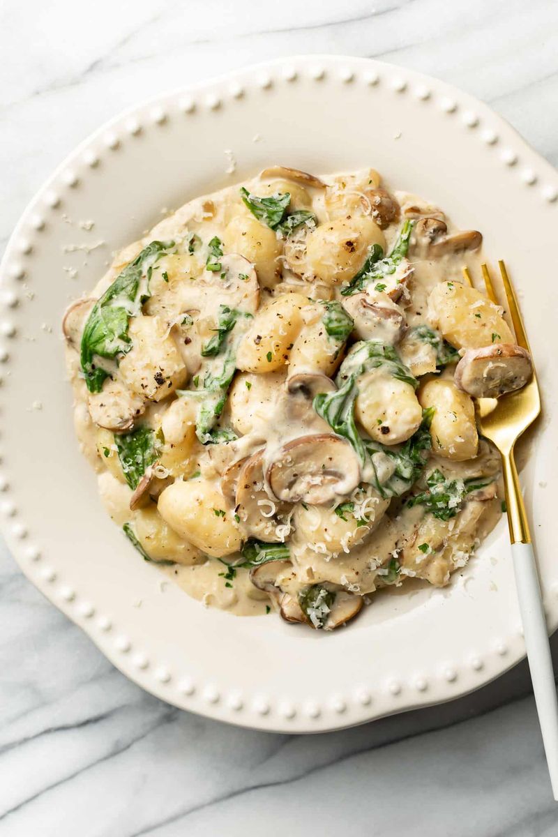Creamy Mushroom Gnocchi