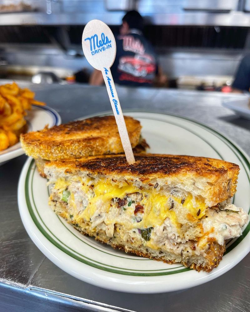 Tuna Melt On Rye