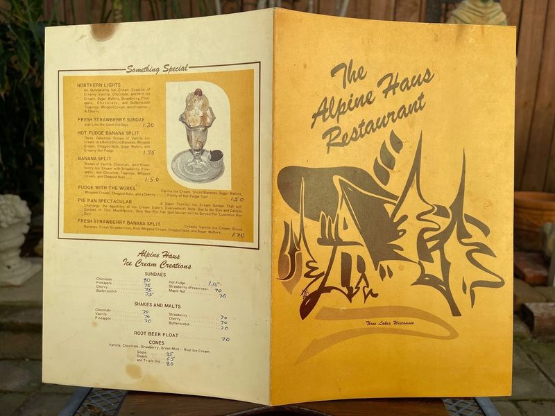 Traditional Menu Featuring Classic German Dishes