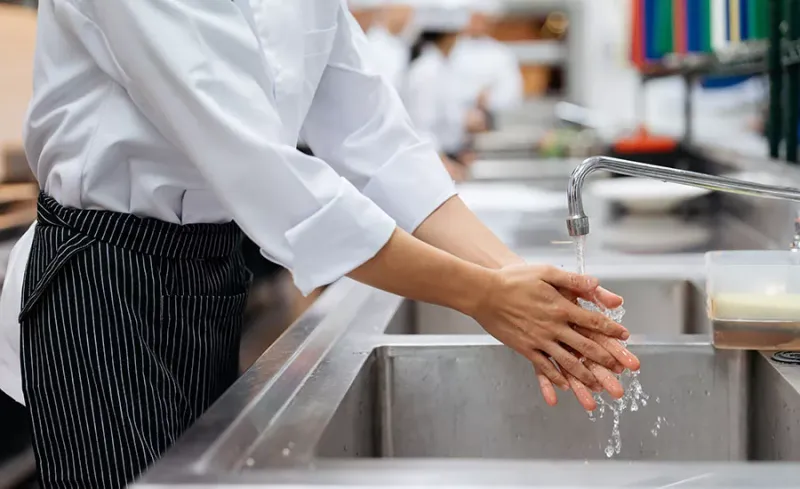 Neglecting Handwashing During Rush