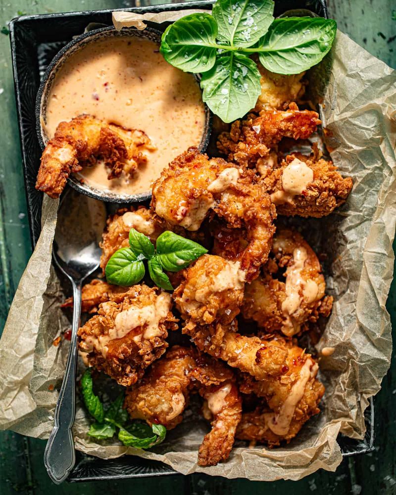 Bang-Bang Style Shrimp-Inspired Plate