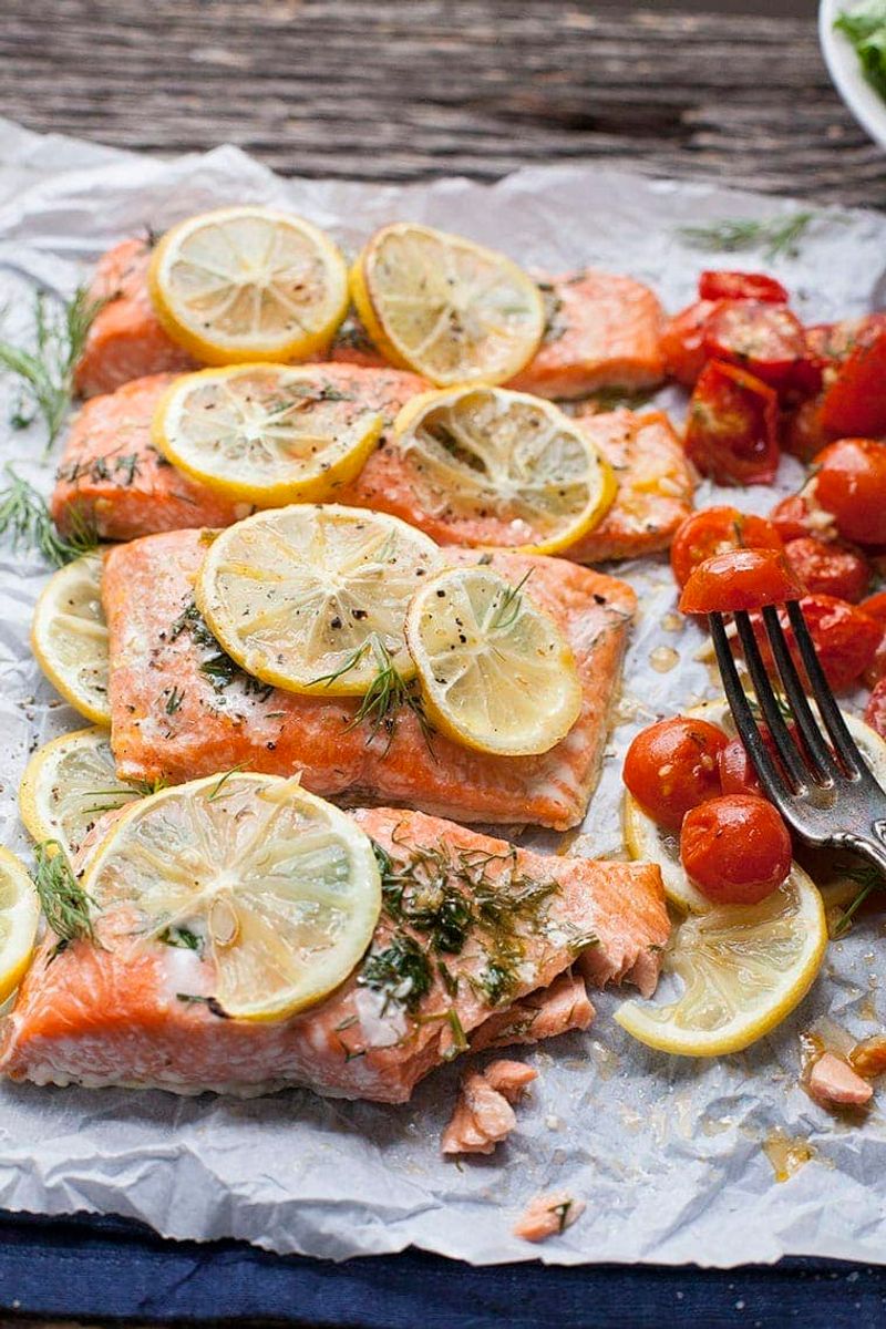 Lemon Dill Roasted Salmon