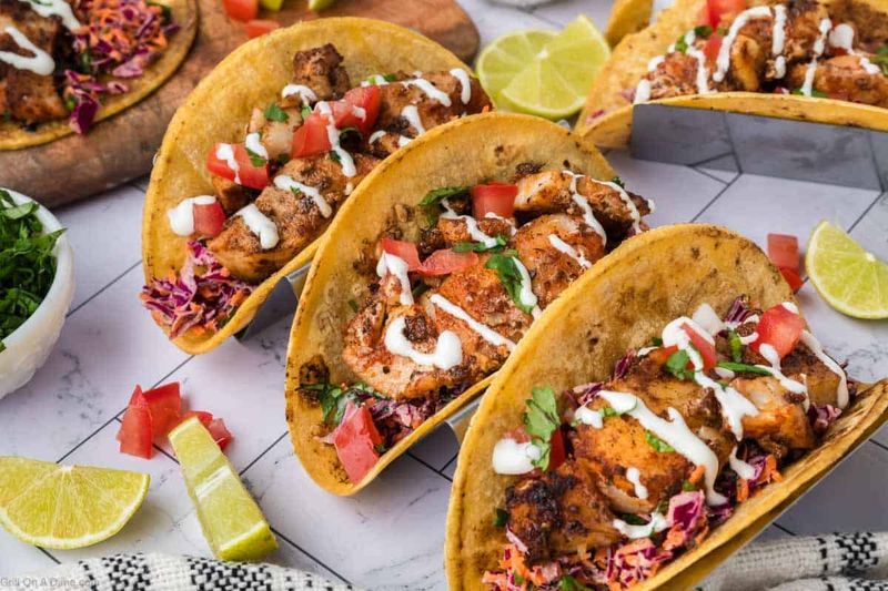 Cajun Blackened Fish Tacos