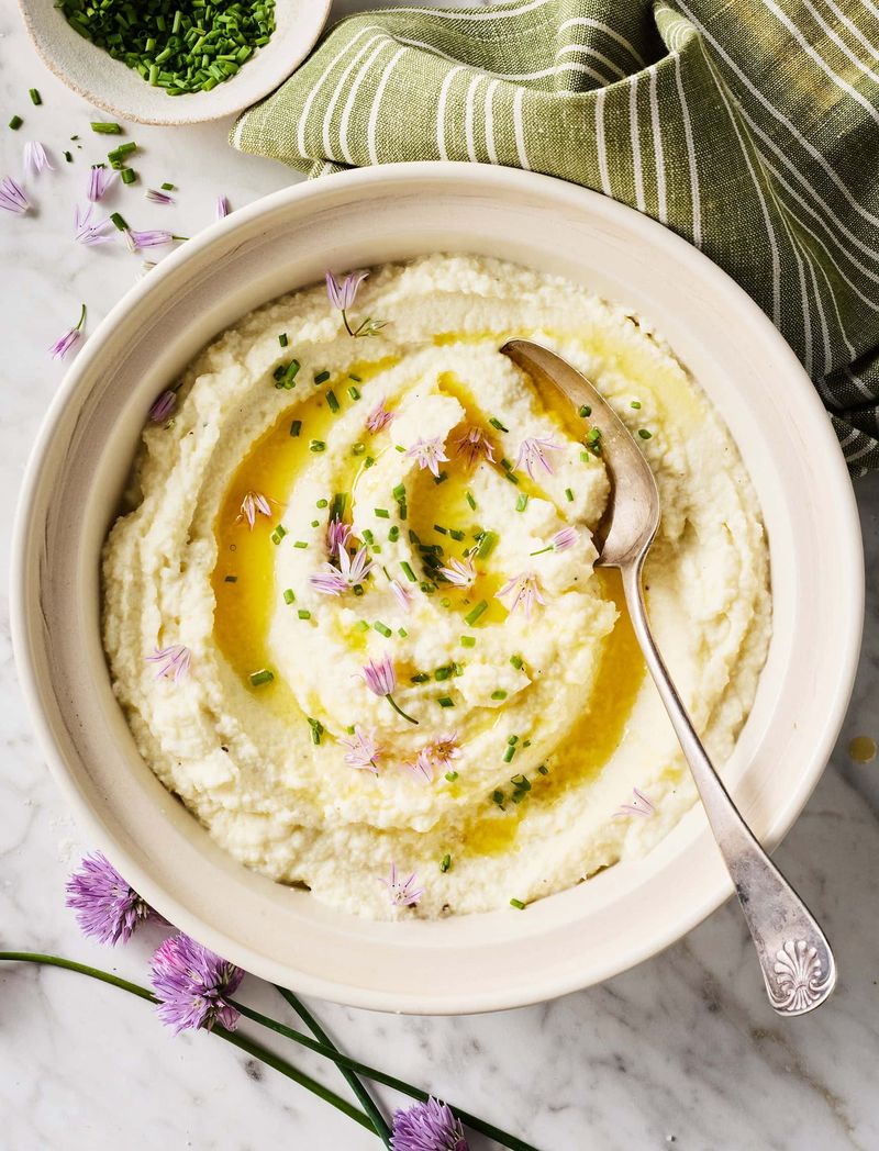 Low-Fat Mashed Potatoes or Cauliflower Mash