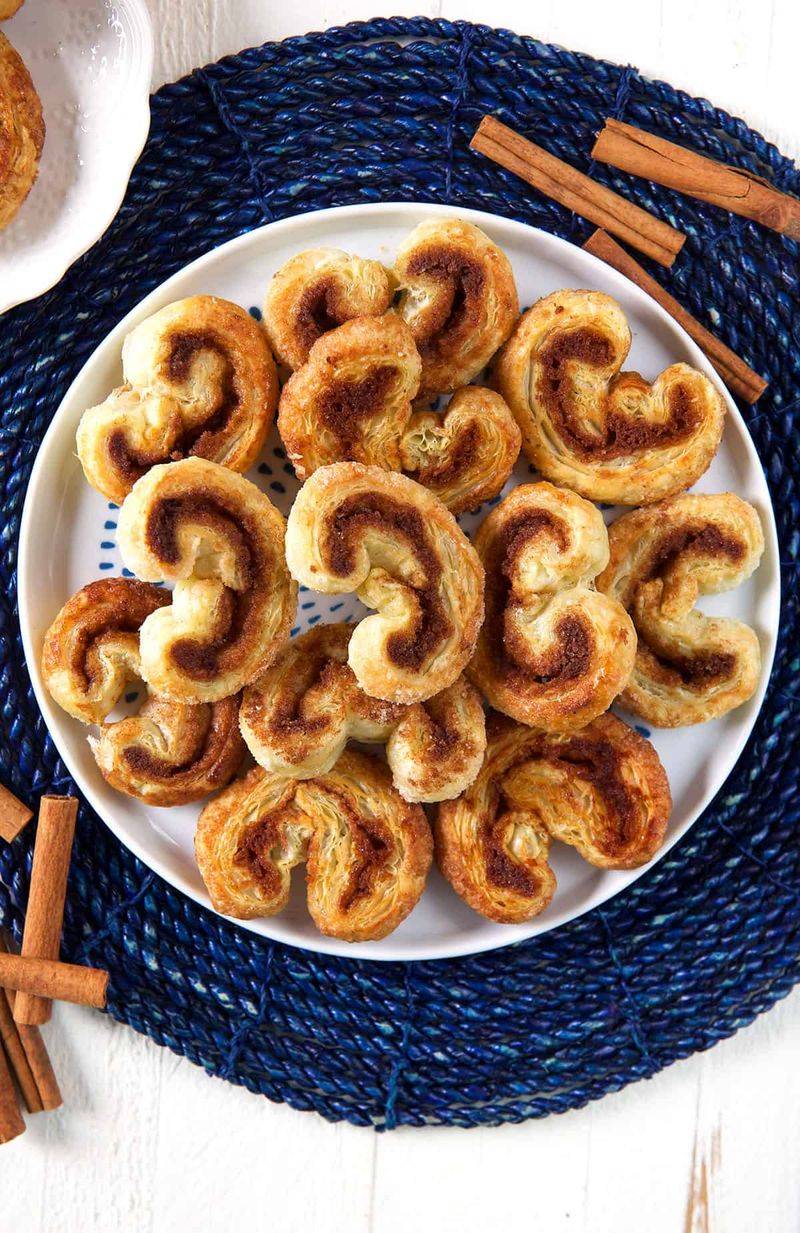 Puff Pastry Cinnamon Sugar Palmiers