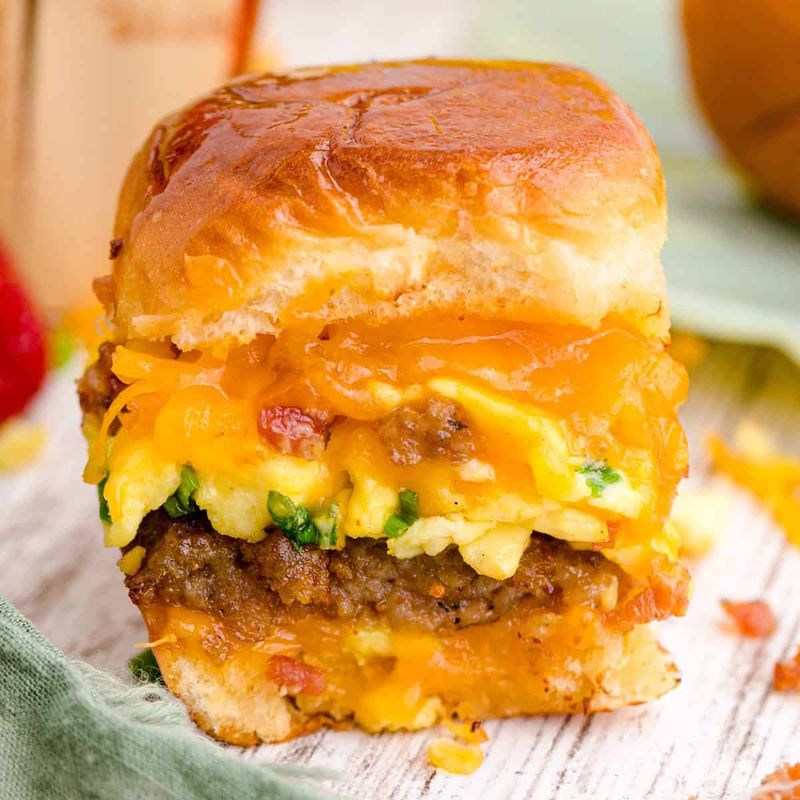 Breakfast-for-Dinner Sliders