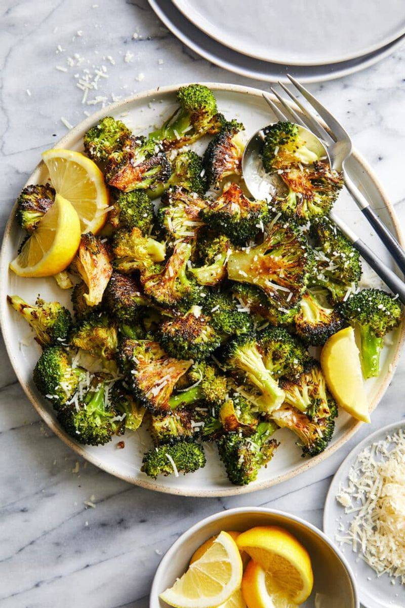 Garlic Parmesan Roasted Broccoli