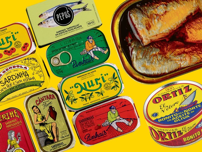 Canned fish (sardines and kippers)