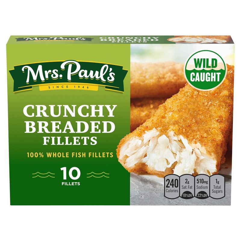 Mrs. Paul’s Crunchy Breaded Fillets