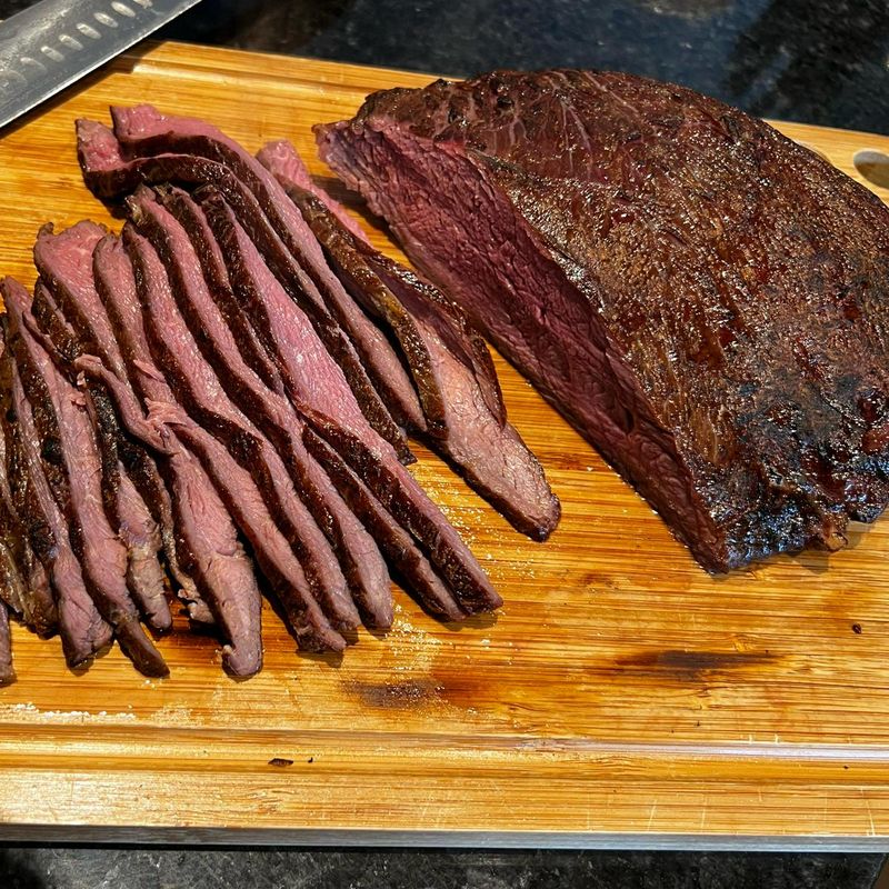 It uses a blend of beef cuts