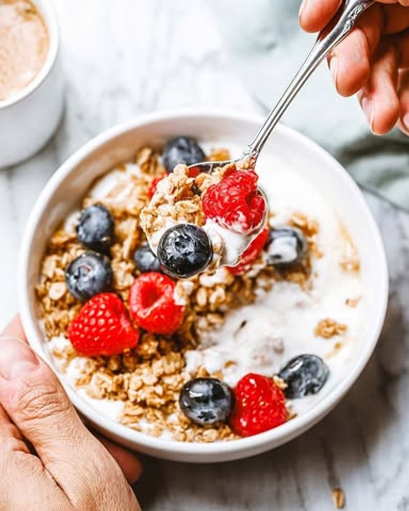 Yogurt Bowl With Berries And Crunchy Granola
