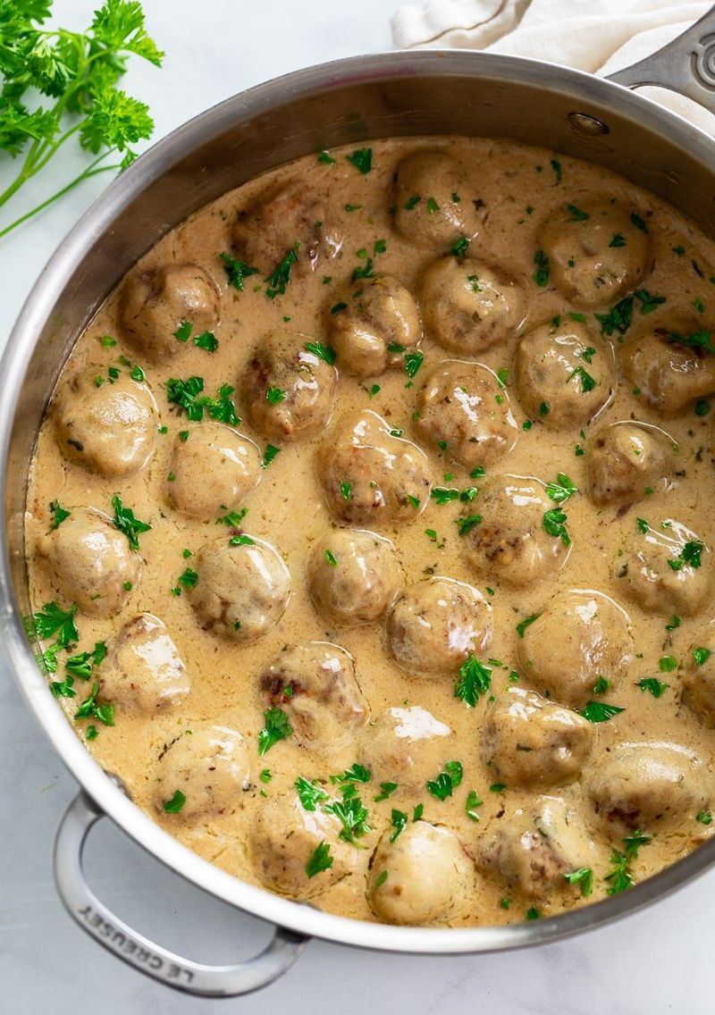 Swedish Meatballs in Gravy