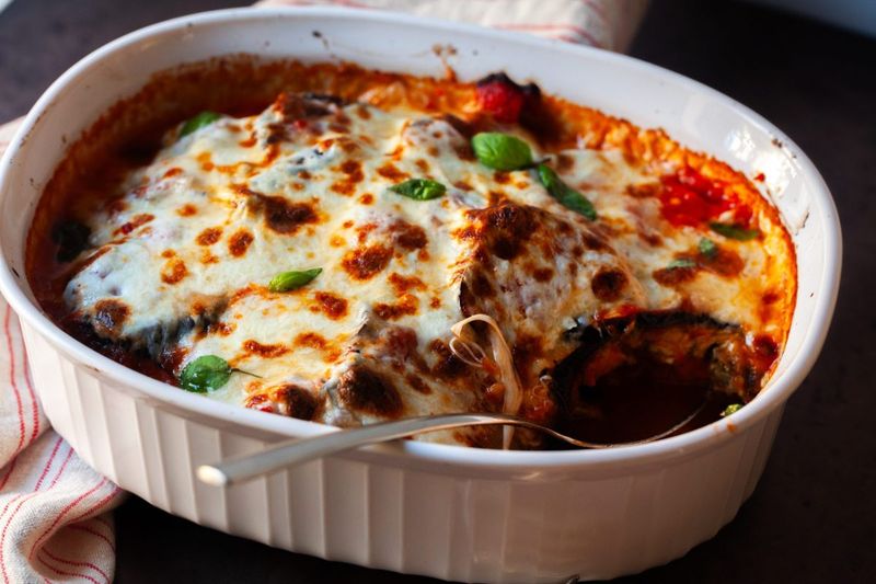 Eggplant Parmesan Casserole (New Jersey)
