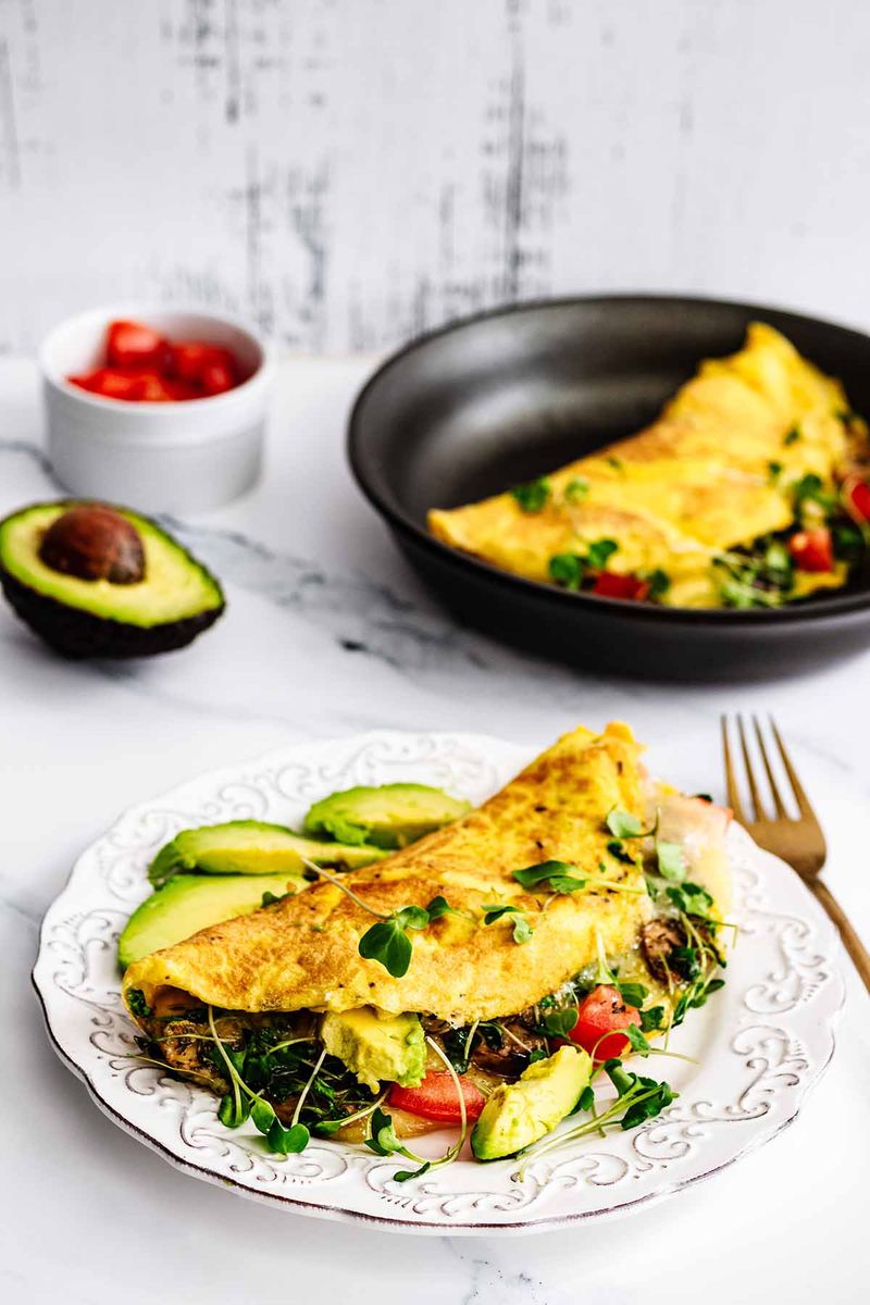 Veggie omelet