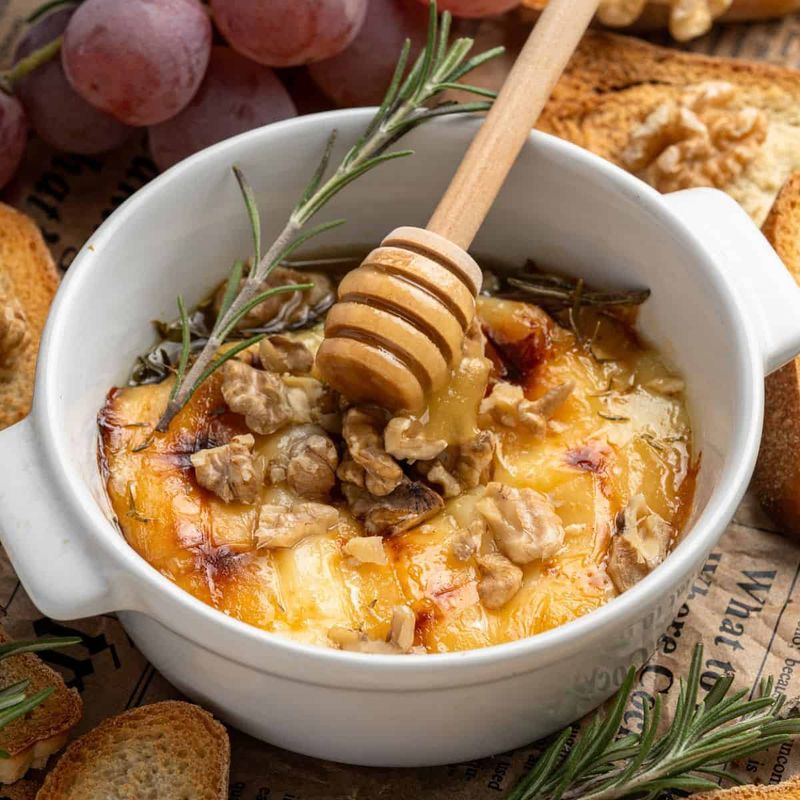 Baked Brie With Honey And Herbs