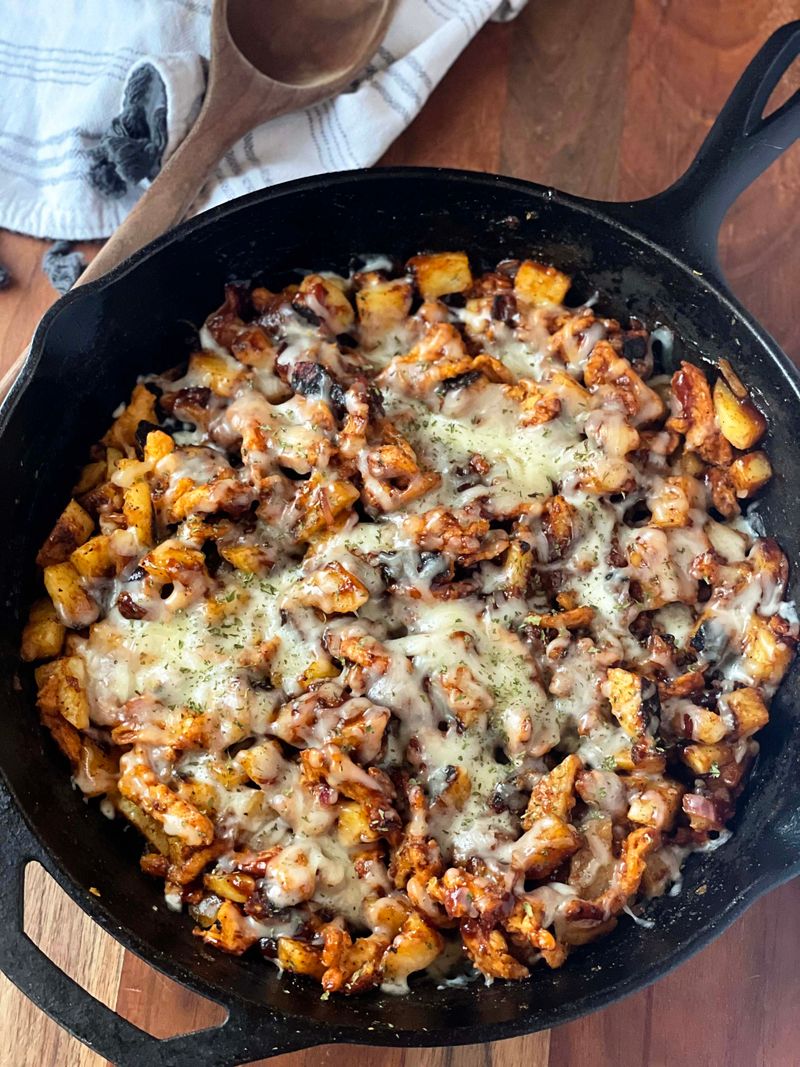 Chicken And Frozen Hash Brown Skillet