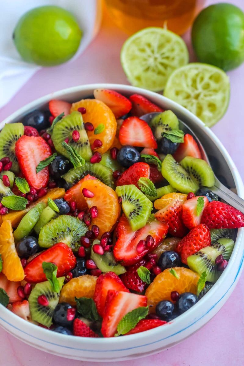 Fruit Salad With Citrus-Honey Dressing